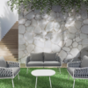 מערכת ישיבה אלומיניום לגינה/למרפסת קנזו Kenzo - אפור בהיר